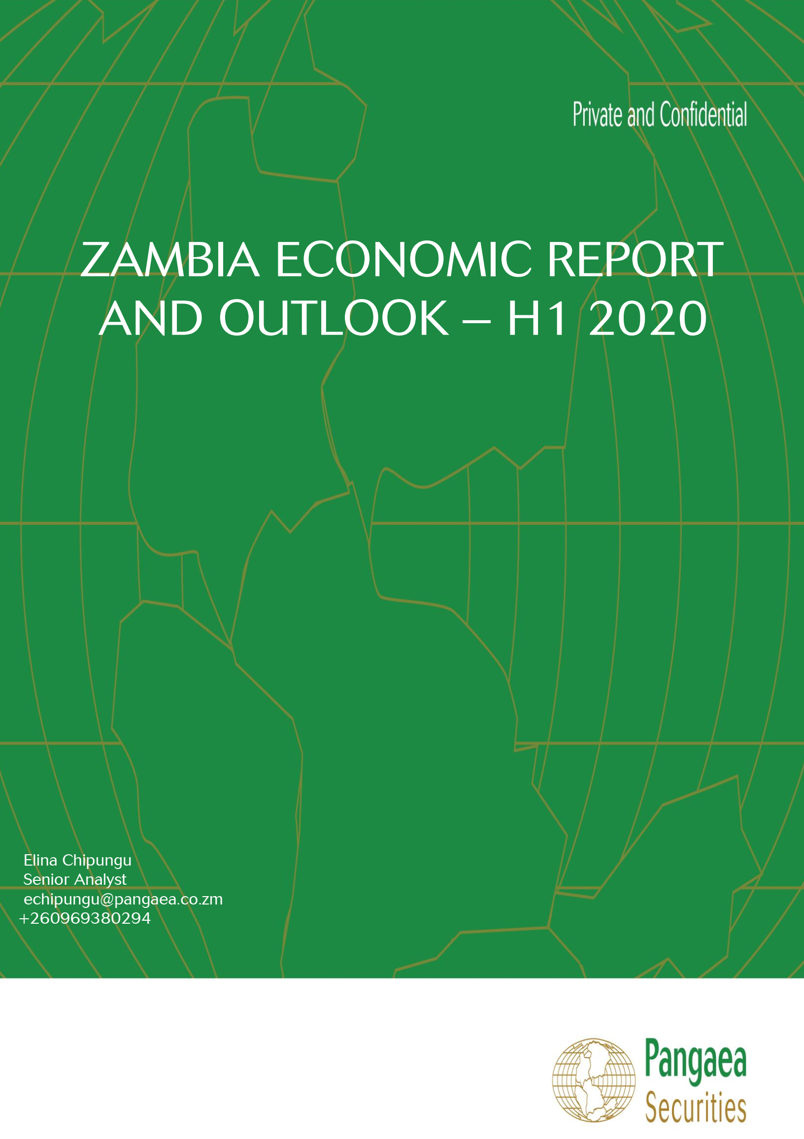 Zambia Economy Q1 2020 Pangaea Securities